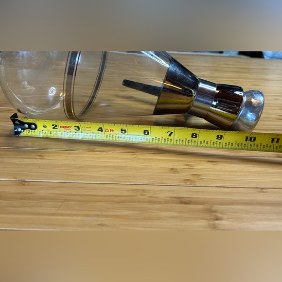 Vintage Mid Century MCM Atomic Inland Glass Coffee Carafe  1958 - Picture 6 of 12